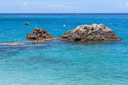 Agios Nikitas Beach, Lefkada, Ionian Islands, Greeceの写真素材