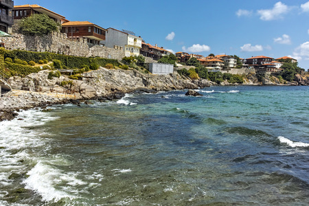 Old town of Sozopol, Burgas Region, Bulgariaの写真素材