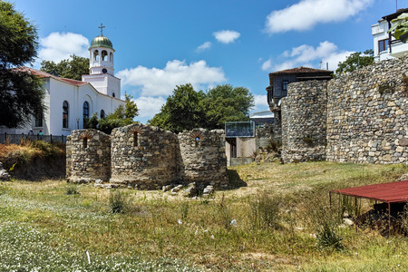Church of St. Cyril and St. Methodius in Sozopol town, Bulgariaの写真素材