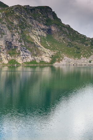 The Kidney lake, The Seven Rila Lakes, Bulgariaの写真素材