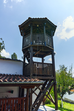 Church from the nineteenth century Saint George known as the Church of Reverend Stoyna at Zlatolist Village, Blagoevgrad region, Bulgariaの写真素材