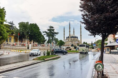 EDIRNE, TURKEY - MAY 26, 2018: Outside view of Selimiye Mosque Built between 1569 and 1575  in city of Edirne,  East Thrace, Turkeyのeditorial素材