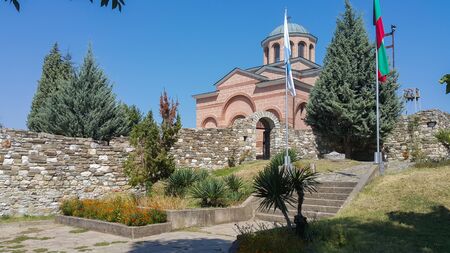 KARDZHALI, BULGARIA - AUGUST 29, 2015: Panorama of Medieval Monastery St. John the Baptist,...