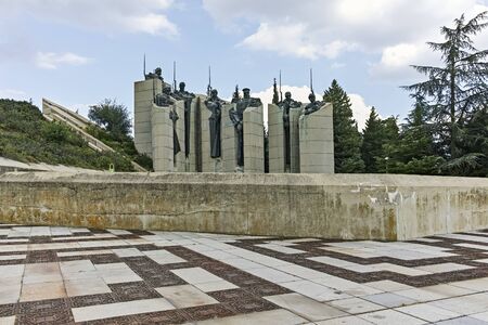 STARA ZAGORA, BULGARIA - AUGUST 5, 2018: Memorial complex The Defenders of Stara Zagora in city of Stara Zagora, Bulgariaのeditorial素材