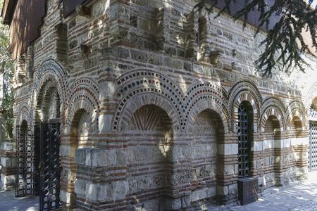 NESSEBAR, BULGARIA - AUGUST 12, 2018: Ruins of Ancient Church of Saint Paraskeva in the town of...
