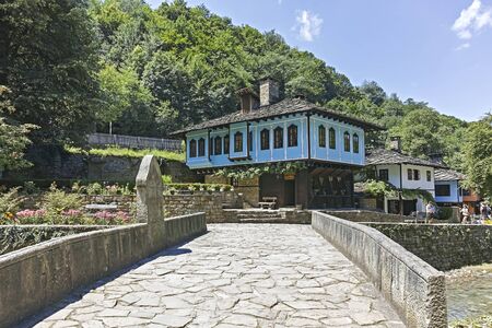 ETAR, GABROVO, BULGARIA- JULY 6, 2018: Architectural Ethnographic Complex Etar (Etara) near town of...