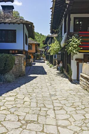 ETARA, GABROVO, BULGARIA- JULY 6, 2018: Architectural Ethnographic Complex Etar (Etara) near town of...