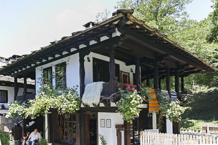 ETARA, GABROVO, BULGARIA- JULY 6, 2018: Architectural Ethnographic Complex Etar (Etara) near town of Gabrovo, Bulgariaのeditorial素材