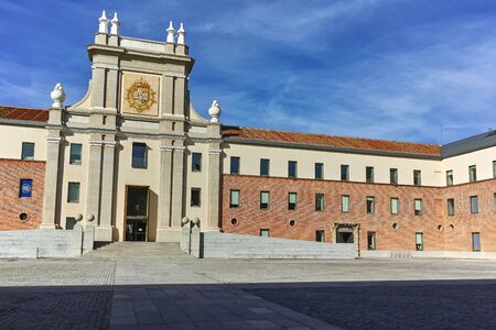 MADRID, SPAIN - JANUARY 23, 2018:  Building of Conde Duque Cultural Center in City of Madrid, Spainのeditorial素材