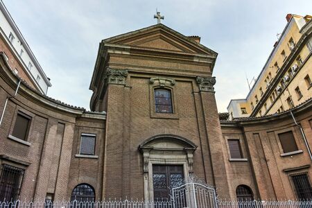 MADRID, SPAIN - JANUARY 23, 2018:  Building of Parroquia San Marcos in City of Madrid, Spainのeditorial素材