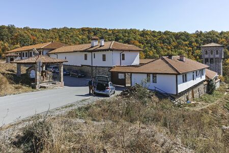 GIGINTSY MONASTERY, BULGARIA - OCTOBER 7, 2018:  Medieval Tsarnogorski (Gigintsy) monastery St....
