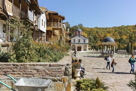 GIGINTSY MONASTERY, BULGARIA - OCTOBER 7, 2018:  Medieval Tsarnogorski (Gigintsy) monastery St....