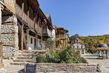 GIGINTSY MONASTERY, BULGARIA - OCTOBER 7, 2018:  Medieval Tsarnogorski (Gigintsy) monastery St....