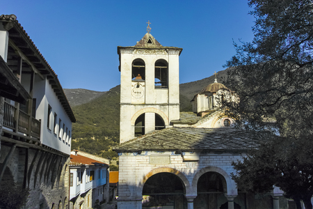 Medieval Monastery of Timiou Prodromou St. John the Baptist near town of Serres, Central Macedonia, Greeceの写真素材