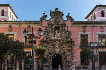 MADRID, SPAIN - JANUARY 24, 2018: Morning view of Museum of History of Madrid in City of Madrid, Spainのeditorial素材