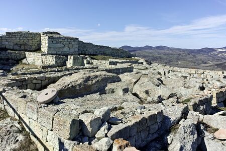 Ruins of archaeological site of Perperikon, Kardzhali Region, Bulgariaの写真素材