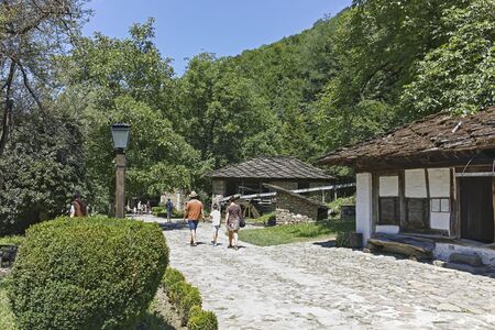 ETARA, GABROVO, BULGARIA- JULY 6, 2018: Architectural Ethnographic Complex Etar (Etara) near town of Gabrovo, Bulgariaのeditorial素材