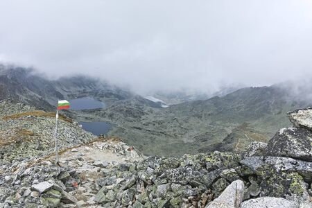 Landscape from Hiking Route to climbing a Musala peak, Rila mountain, Bulgaria