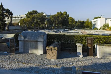 THESSALONIKI, GREECE - SEPTEMBER 22, 2019: Archaeological Museum in city of Thessaloniki, Central Macedonia, Greeceのeditorial素材