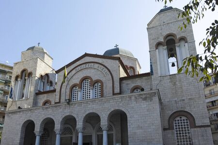 THESSALONIKI, GREECE - SEPTEMBER 22, 2019: Holy Church of Panagia Dexia in city of Thessaloniki,...