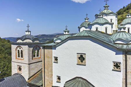 OSOGOVO MONASTRY, NORTH MACEDONIA - JULY 21, 2018: Medieval Monastery St. Joachim of Osogovo, Kriva...
