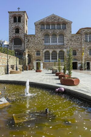 THESSALONIKI, GREECE - SEPTEMBER 22, 2019: Ancient Byzantine Church of St. Demetrios in city of Thessaloniki, Central Macedonia, Greeceのeditorial素材