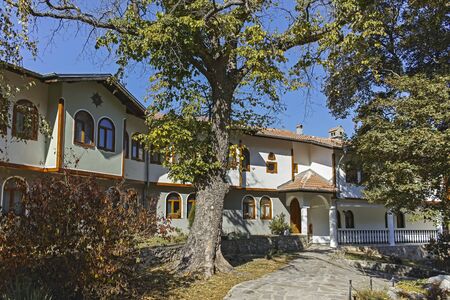 RUEN MONASTERY, BULGARIA - OCTOBER 6, 2018: Ruen Monastery St. John of Rila in  Vlahina Mountain,...