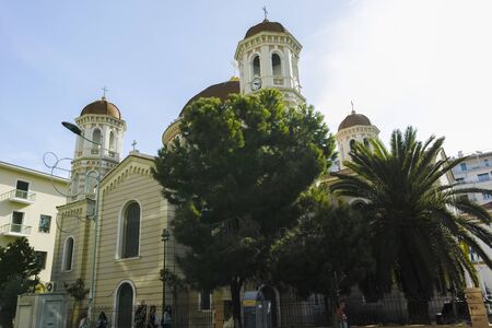 THESSALONIKI, GREECE - SEPTEMBER 22, 2019:  Saint Gregory Palamas Holy Metropolitan Church at the...