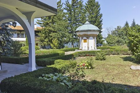 SOKOLSKI MONASTERY, BULGARIA- JULY 6, 2018: Medieval Sokolski Monastery Holy Mother's Assumption, Gabrovo region, Bulgariaのeditorial素材