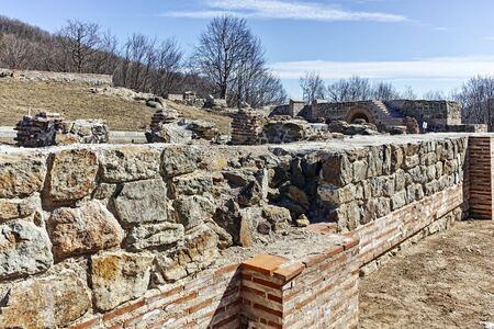 Ruins of Ancient Roman fortress The Trajan's Gate, Sofia Region, Bulgaria