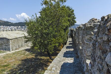 KAVALA, GREECE - JUNE 22, 2019: Fortress in city of Kavala, East Macedonia and Thrace, Greeceのeditorial素材