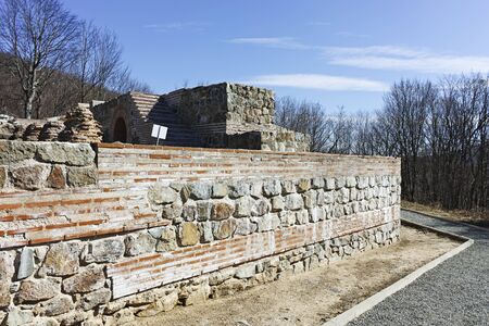 Ruins of Ancient Roman fortress The Trajan's Gate, Sofia Region, Bulgaria