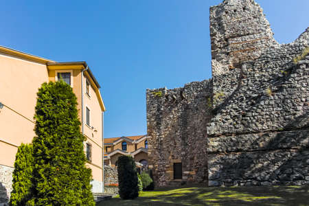RAVANICA MONASTERY, SERBIA - AUGUST 11, 2019: Medieval Ravanica monastery of  Ascension of Jesus, Sumadija and Western Serbiaのeditorial素材
