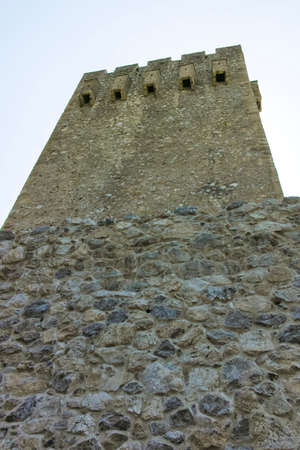 DESPOTOVAC, SERBIA - AUGUST 11, 2019: Medieval buildings at Manasija monastery, Sumadija and Western Serbiaのeditorial素材