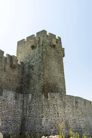 DESPOTOVAC, SERBIA - AUGUST 11, 2019: Medieval buildings at Manasija monastery, Sumadija and Western Serbiaのeditorial素材