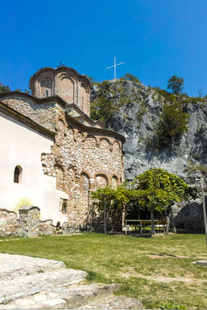 VITOVNICA, SERBIA - AUGUST 11, 2019: Medieval Vitovnica Monastery, Sumadija and Western Serbiaのeditorial素材