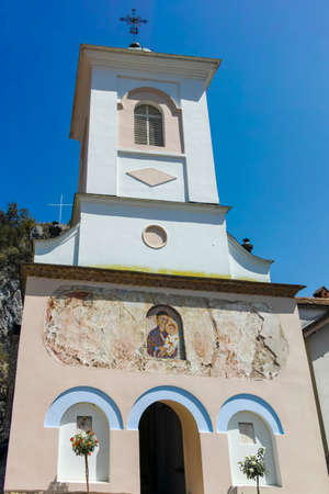 VITOVNICA, SERBIA - AUGUST 11, 2019: Medieval Vitovnica Monastery, Sumadija and Western Serbiaのeditorial素材