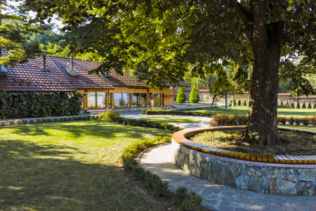 LESJE, SERBIA - AUGUST 11, 2019: Lesje monastery of the Blessed Virgin Mary, Sumadija and Western...