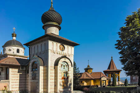 LESJE, SERBIA - AUGUST 11, 2019: Lesje monastery of the Blessed Virgin Mary, Sumadija and Western Serbiaのeditorial素材