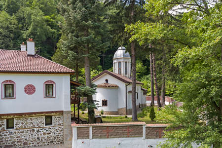 Orthodox Divotino Monastery dedicated to Holy Trinity at Lyulin Mountain, Sofia City Region,...