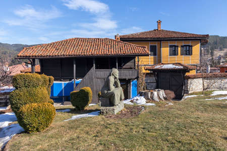 KOPRIVSHTITSA, BULGARIA - JANUARY 25, 2020: Museum-House Dimcho Debelianovin historical town of Koprivshtitsa, Sofia Region, Bulgariaのeditorial素材