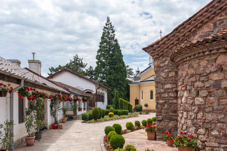 Medieval Kremikovtsi Monastery  of Saint George, Sofia City Region,  Bulgariaのeditorial素材