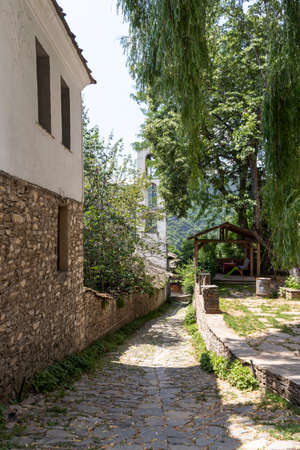 Village of Kovachevitsa with Authentic nineteenth century houses, Blagoevgrad Region, Bulgariaのeditorial素材
