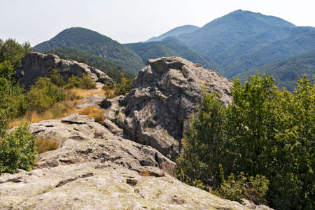 Ancient sanctuary Belintash dedicated to the god Sabazios at Rhodope Mountains, Bulgariaの写真素材