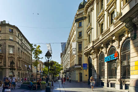 BELGRADE, SERBIA - AUGUST 12, 2019: Knez Mihailova Street
 (Prince Michael Street) in the center of...