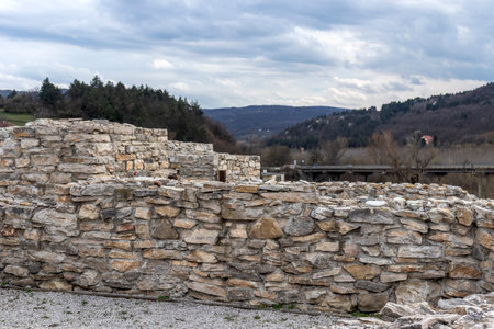 Ruins of Fortress Kaleto at town of Mezdra, Vratsa Region, Bulgariaのeditorial素材