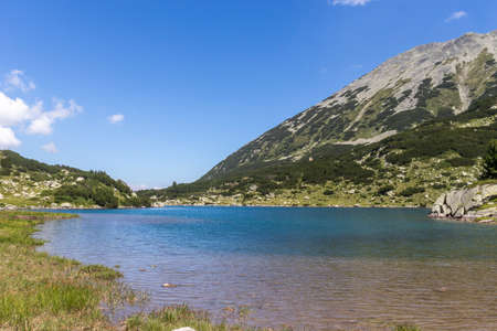 Amazing landscape of Pirin Mountain and Fish Banderitsa lake, Bulgaria