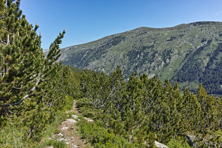 Landscape of area of Tiha Rila (Quiet Rila), Rila mountain, Bulgariaの写真素材