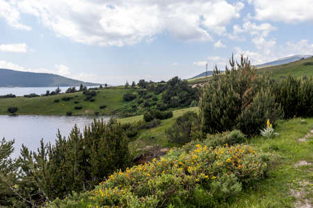 Amazing landscape of Belmeken Dam, Rila mountain, Bulgaria