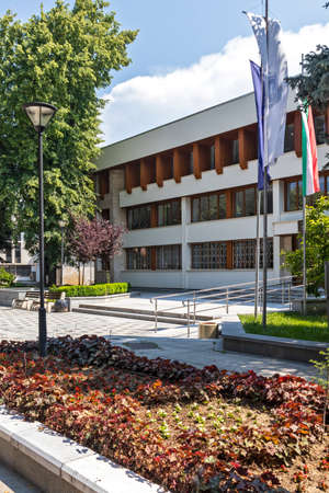 VELINGRAD, BULGARIA - JUNE 29, 2021: Center of famous spa resort of Velingrad, Pazardzhik region, Bulgariaのeditorial素材